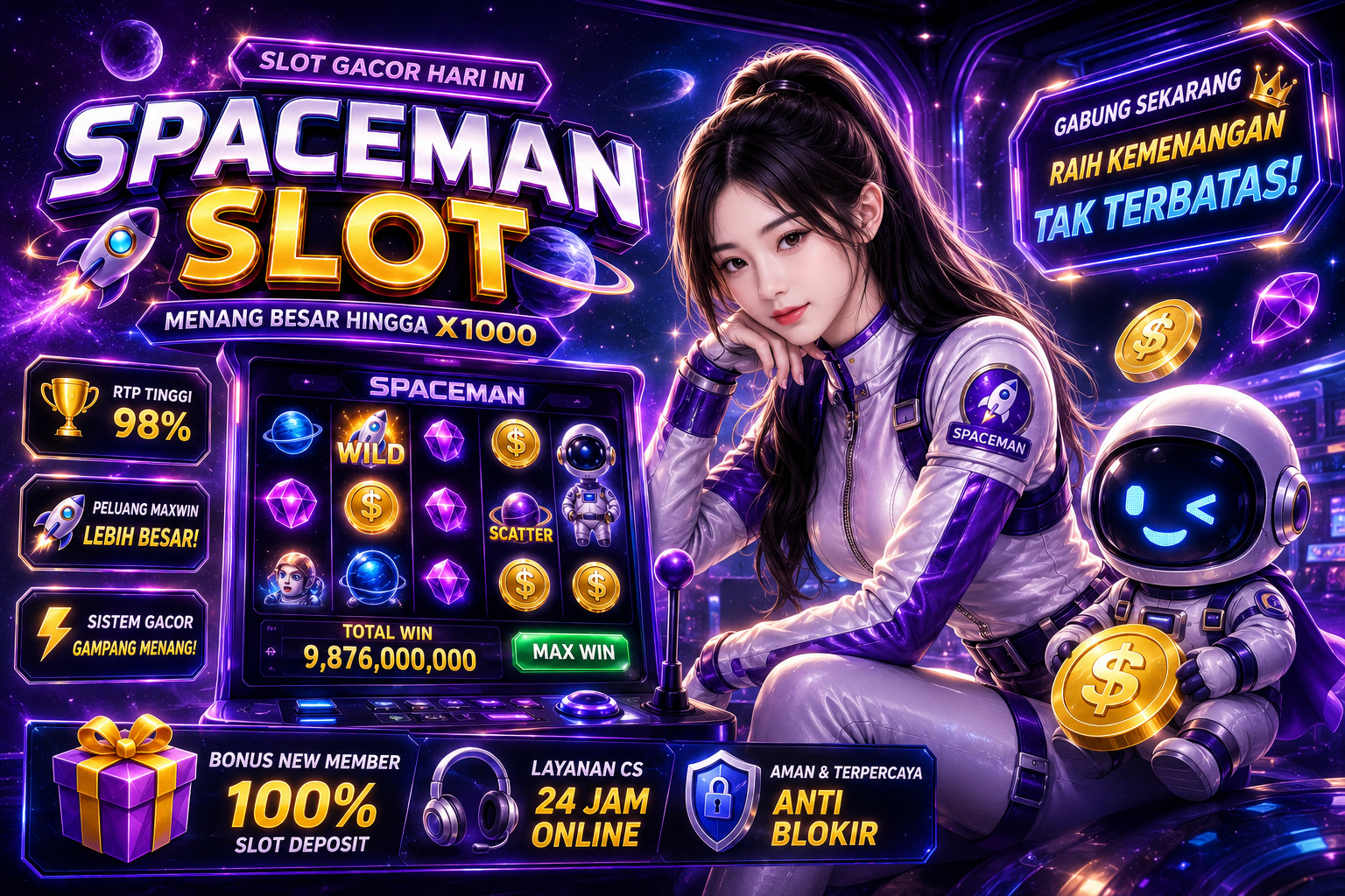 Banyak Hal Baru Bisa Ditemukan di Spaceman Slot
